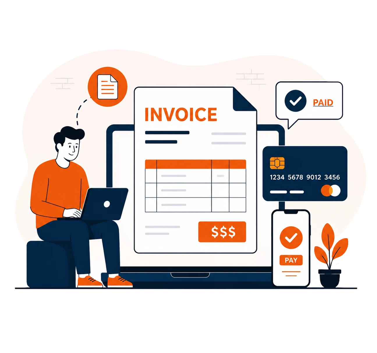 Contractor invoice generator preview