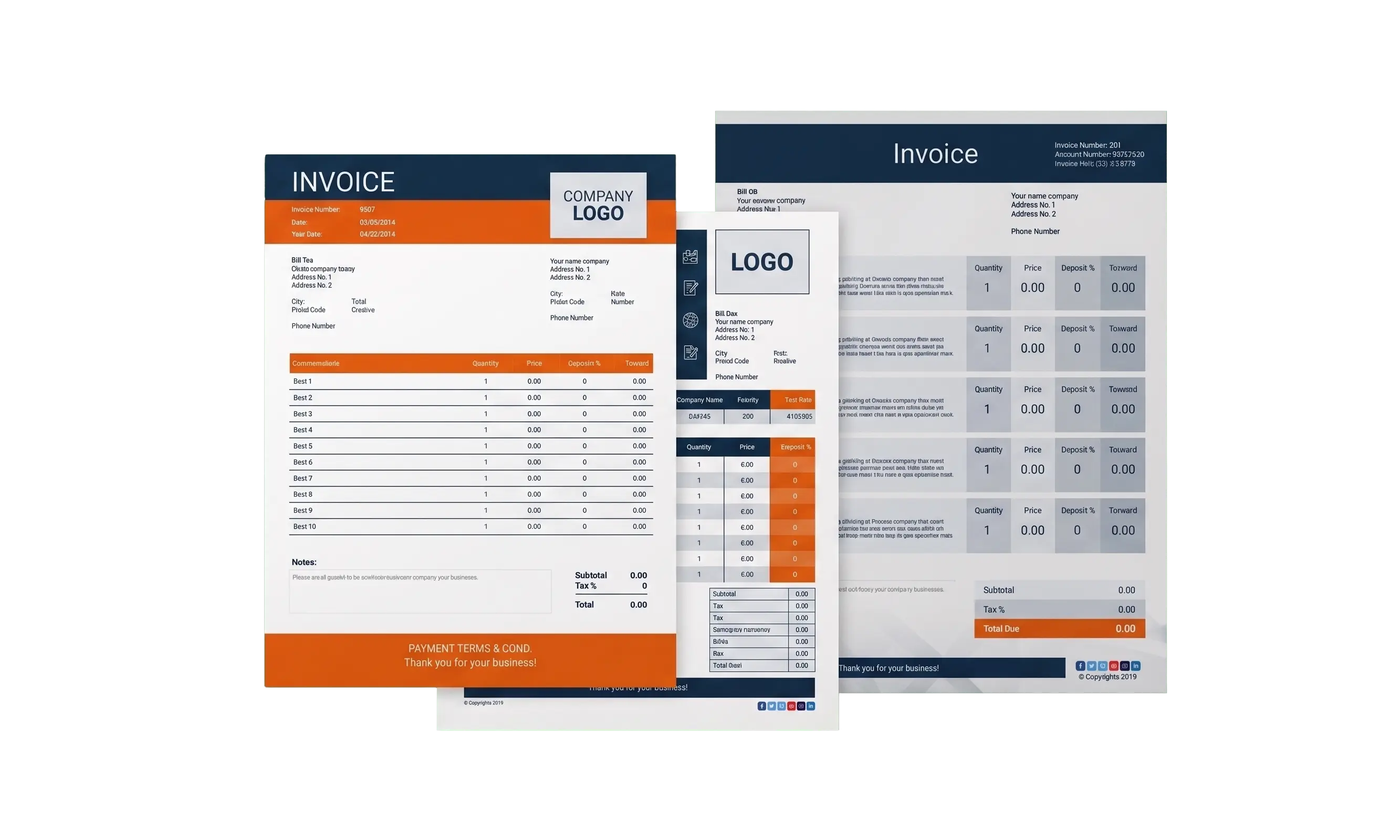Contractor invoice generator preview